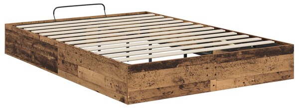 Otomanski krevet s pohranom Staro drvo 193 x 120 x 25 cm - Smeđa / 193 x 120 x 25 cm