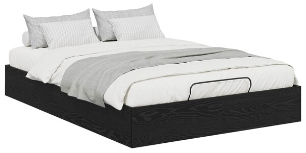 Otomanski krevet s pohranom Crni Hrast 193 x 120 x 25 cm - Crna / 193 x 120 x 25 cm