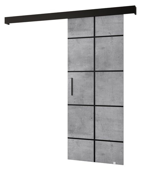 Zondo Klizna vrata Sharlene (beton + crna mat + crna). 1043694
