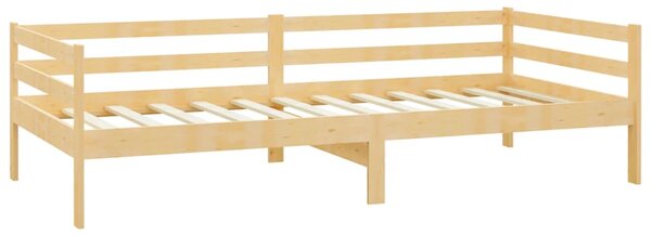 Dnevni krevet od masivne borovine 90 x 200 cm - Smeđa / 90 x 200 cm