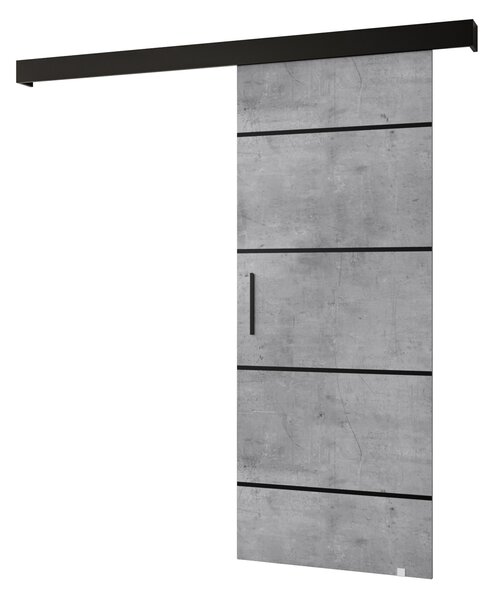 Zondo Klizna vrata Sharlene (beton + crna mat + crna). 1043740