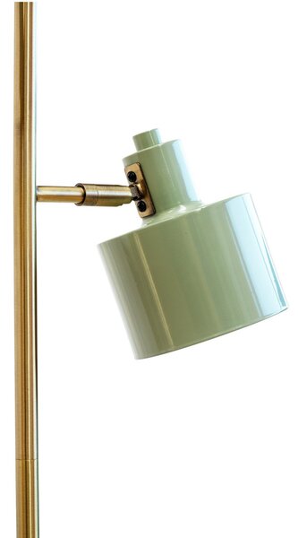 Dyberg Larsen Ocean podna lampa, maslinastozelena, visina 160 cm, 2 žarulje., Zelena, Dnevni boravak/blagovaonica, Metal