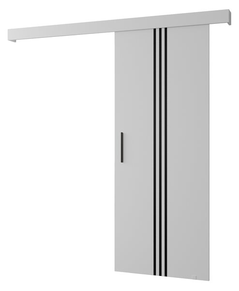 Zondo Klizna vrata 90 cm Sharlene V (bijela mat + bijela mat + crna). 1043788
