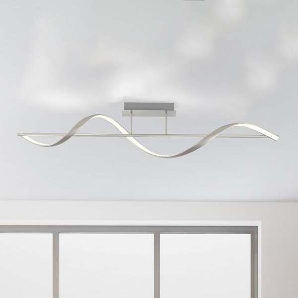 Q-Smart-Home Paul Neuhaus Q-Swing LED stropna svjetiljka, čelik, prigušiva, Metalik, Dnevni boravak/blagovaonica, Metal
