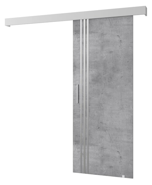 Zondo Klizna vrata 90 cm Sharlene VI (beton + bijela mat + srebrna). 1043831