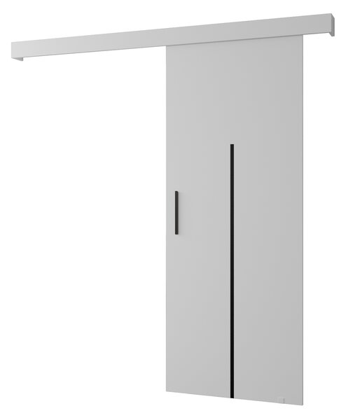 Zondo Klizna vrata 90 cm Sharlene X (bijela mat + bijela mat + crna). 1043972