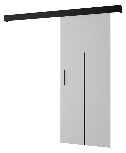 Zondo Klizna vrata 90 cm Sharlene X (bijela mat + crna mat + crna). 1043981