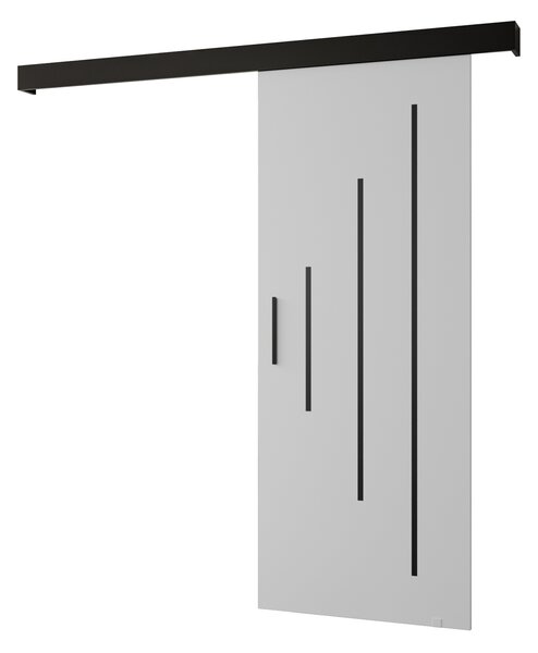Zondo Klizna vrata 90 cm Sharlene Y (bijela mat + crna mat + crna). 1044027
