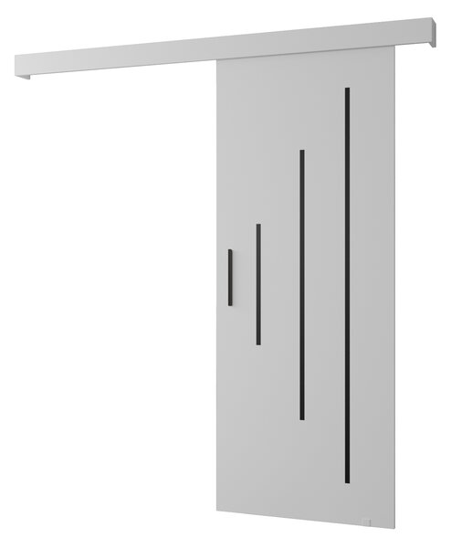 Zondo Klizna vrata 90 cm Sharlene Y (bijela mat + crna). 1044018