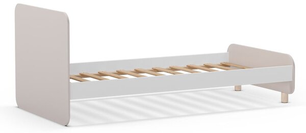 Krem dječji krevet od masivnog bora 90x190 cm Nora – Marckeric