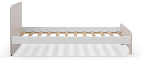 Krem dječji krevet od masivnog bora 90x190 cm Nora – Marckeric