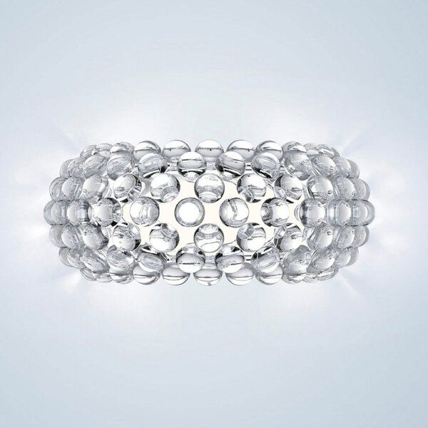 Foscarini Caboche Plus media R7s zidna svjetiljka prozirna, prigušiva, Providna, Dnevni boravak/blagovaonica, Plastika