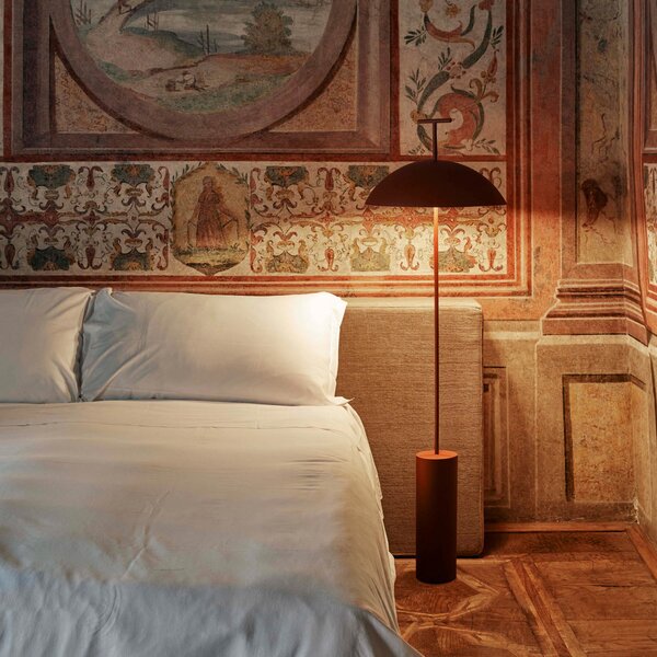 Podne Lampa Kartell, Geen-A, prigušiv, Crno, Dnevna soba, Metal, Dizajn