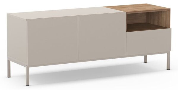Krem TV komoda 140x55 cm Cailin – Marckeric