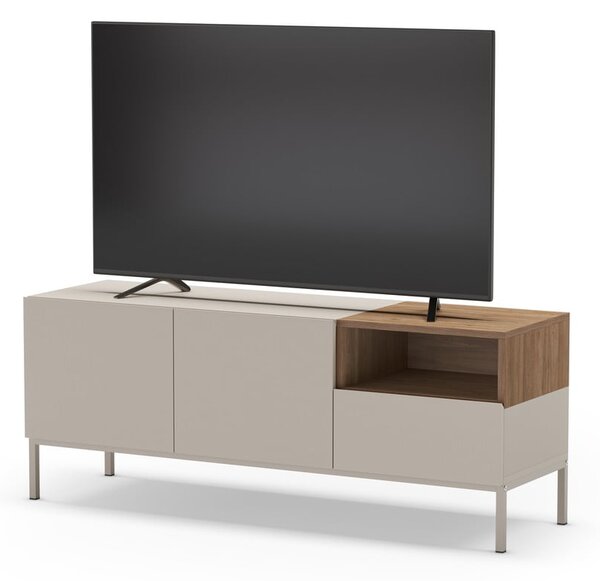 Krem TV komoda 140x55 cm Cailin – Marckeric