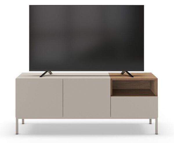 Krem TV komoda 140x55 cm Cailin – Marckeric