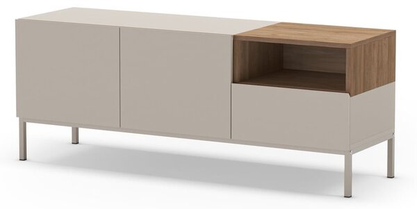 Krem TV komoda 140x55 cm Cailin – Marckeric
