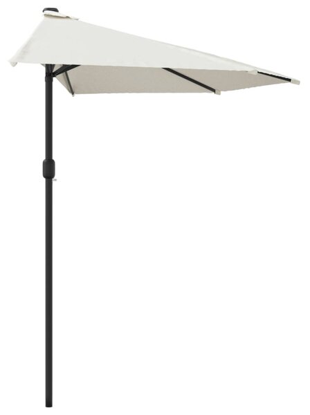 Balkonski suncobran s aluminijskom šipkom 300x155 cm - Bež / N/A