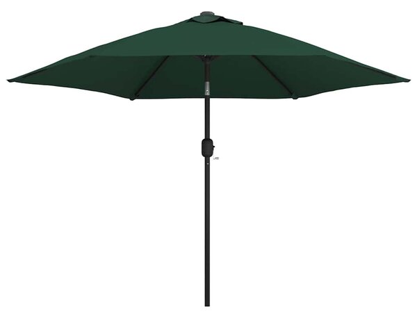 Suncobran Zeleni 3m sa Čeličnim Stupom - Zelena / N/A