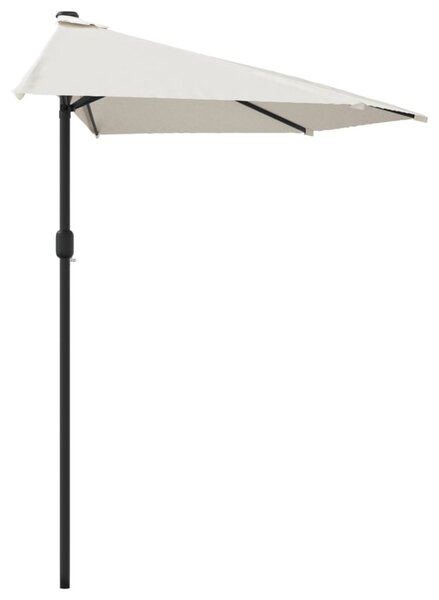 Balkonski suncobran s aluminijskom šipkom 270x144 cm - Bež / N/A