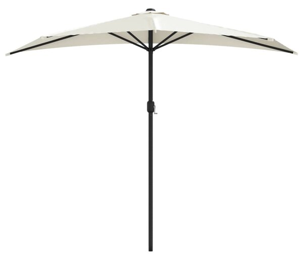 Balkonski suncobran s aluminijskom šipkom 270x144 cm - Bež / N/A