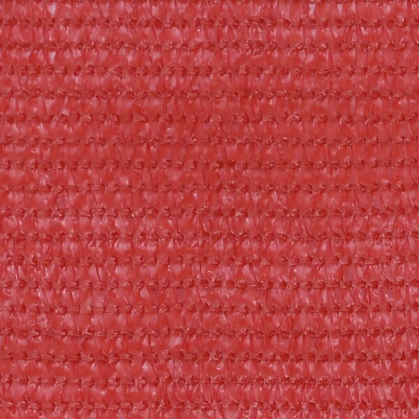 Balkonski zastor crveni 75 x 600 cm HDPE - Crvena / 75 x 600 cm