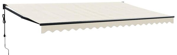 Automatska tenda na uvlačenje krem 5 x 3 m - Krema / 5 x 3 m