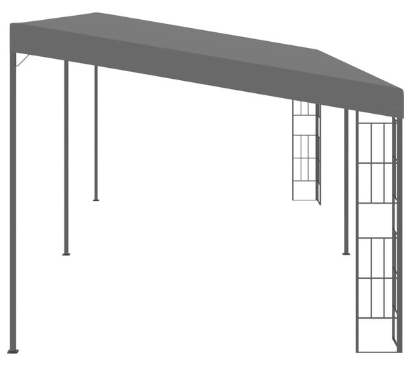 Zidna sjenica od tkanine 3 x 6 m antracit - Antracitno siva / 3 x 6 m