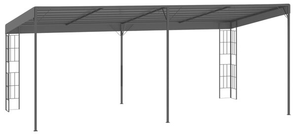 Zidna sjenica od tkanine 3 x 6 m antracit - Antracitno siva / 3 x 6 m