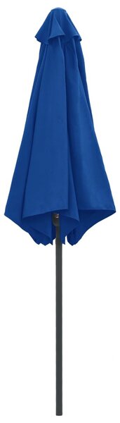 Vrtni suncobran s aluminijskim stupom 270 x 246 cm azurnoplavi - Plava / N/A
