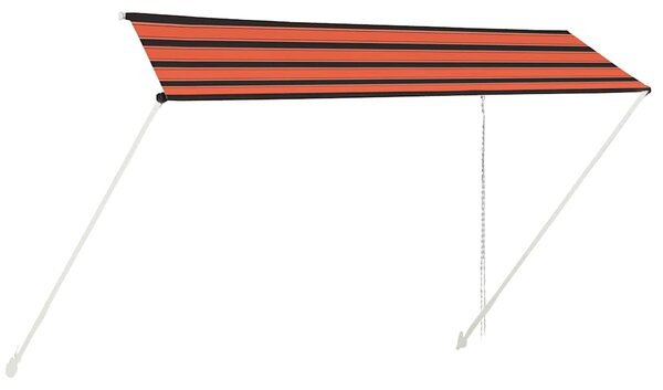 Tenda na uvlačenje 350 x 150 cm narančasto-smeđa - Šarena / 350 x 150 cm