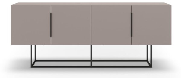 Siva/bež niska komoda 200x80 cm Titan – Marckeric