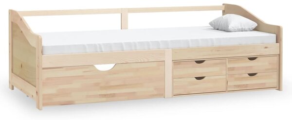 Trosjed / dnevni ležaj s ladicama 90x200 cm od masivne borovine - Smeđa / N/A
