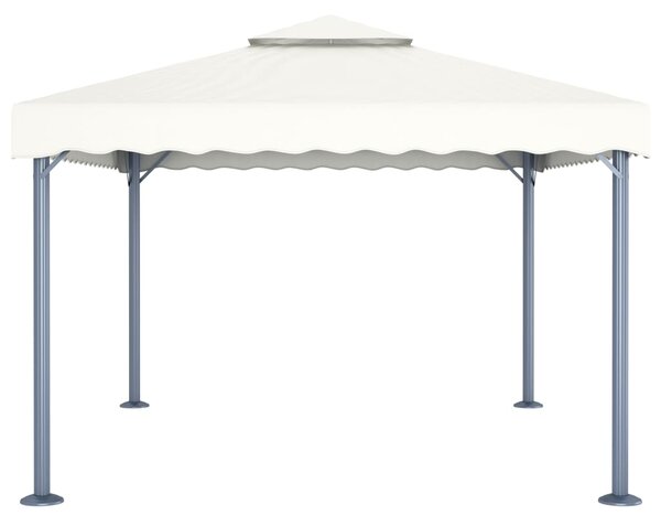 Sjenica 400 x 300 cm krem aluminijum - Krema / N/A