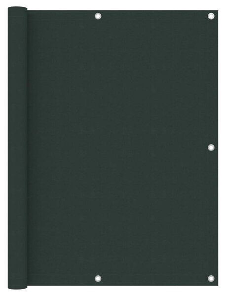 Balkonski zastor tamnozeleni 120 x 300 cm od tkanine Oxford - Zelena / 120 x 300 cm