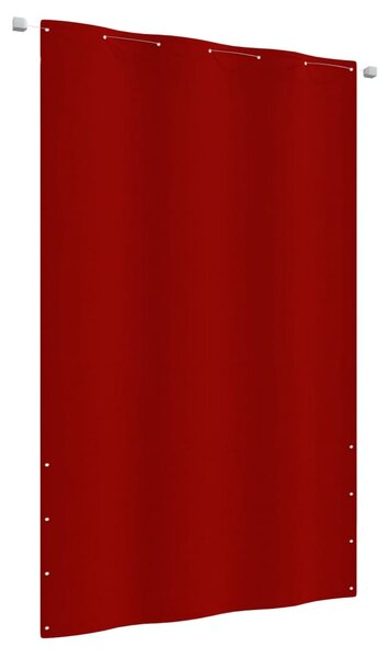 Balkonski zastor crveni 140 x 240 cm od tkanine Oxford - Crvena / 140 x 240 cm