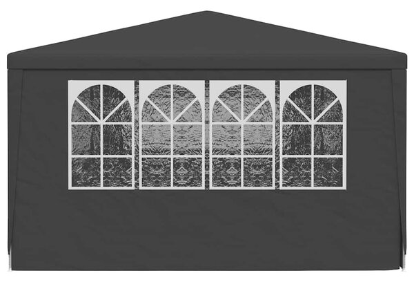 Profesionalni šator za zabave 4 x 9 m antracit 90 g/m² - Antracitno siva / 4 x 9 m