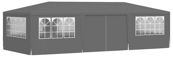 Profesionalni šator za zabave 4 x 9 m antracit 90 g/m² - Antracitno siva / 4 x 9 m
