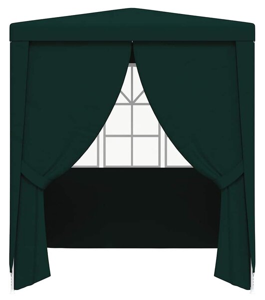 Profesionalni šator za zabave 2 x 2 m zeleni 90 g/m² - Zelena / 2 x 2 m