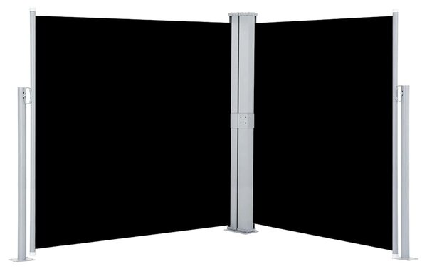 Uvlačiva bočna tenda 140 x 600 cm crna - Crna / 140 x 600 cm