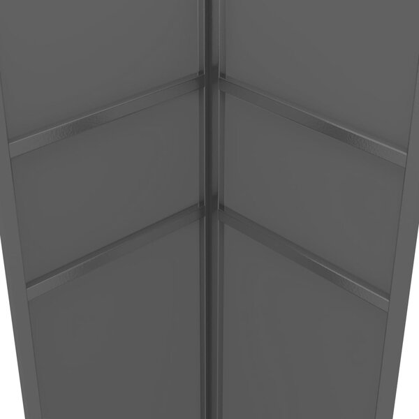 Sjenica s dvostrukim krovom 3 x 3 m antracit - Antracitno siva / 3 x 3 m