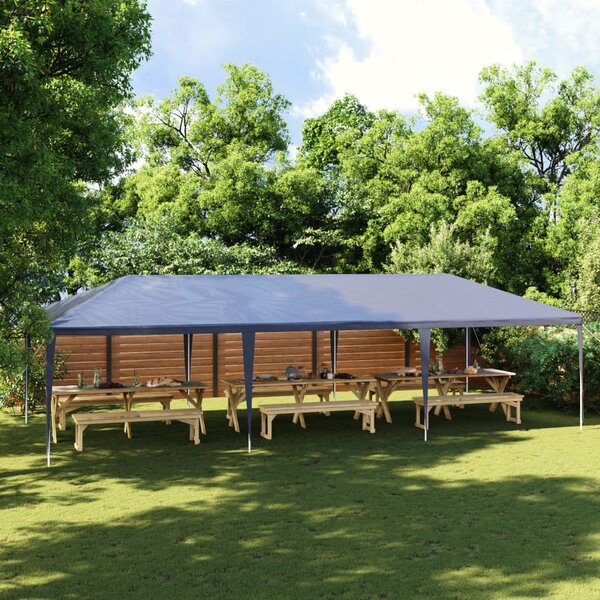 Šator za zabave 4 x 9 m plavi - Plava / 4 x 9 m