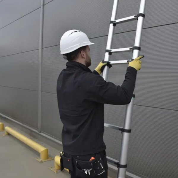 Aluminijske teleskopske ljestve 11 stepenica 125 kg