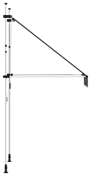 Tenda na ručno uvlačenje 100 cm antracit - Antracitno siva / N/A