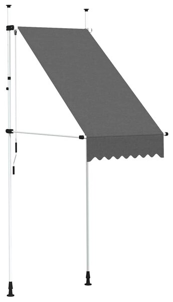 Tenda na ručno uvlačenje 100 cm antracit - Antracitno siva / N/A