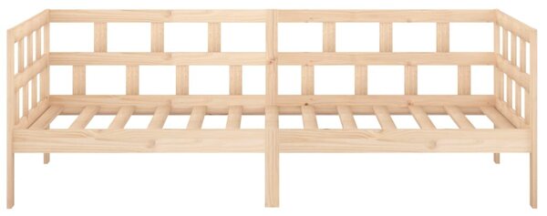 Dnevni ležaj od masivne borovine 90 x 200 cm - Smeđa / 90 x 200 cm