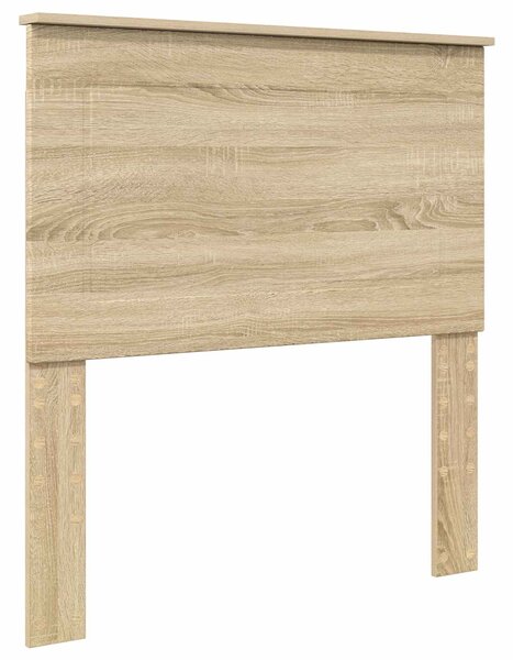 Krevet s od storage Sonoma hrast 75 x 190 cm Konstruirano drvo - Smeđa / 75 x 190 cm