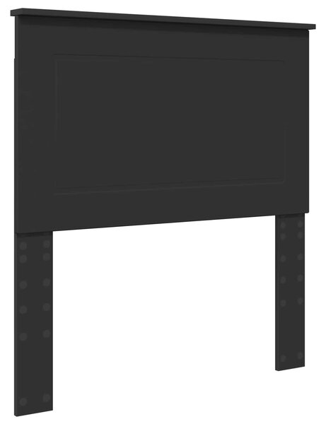 Krevet s od storage Crna 75 x 190 cm Konstruirano drvo - Crna / 75 x 190 cm