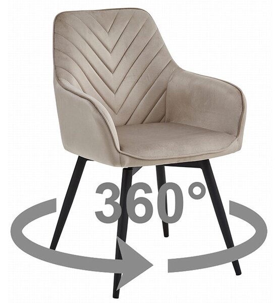 Stolica Nana 360 - Dark beige