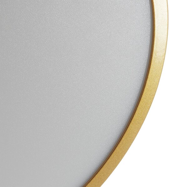 ORION LED stropna svjetiljka Vika, okrugla, mat zlatna, Ø 30cm, Zlato / mjed, Dnevni boravak/blagovaonica, Metal